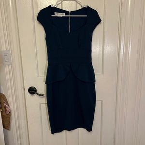 Maggy London Scuba Peplum Dress